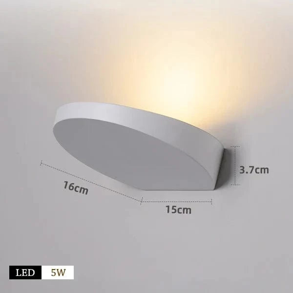 Applique Murale LED Rotative Intérieur - Décoration Luminaire | Marco Lucetti B-BLANC / Blanc chaud (2700-3500K)