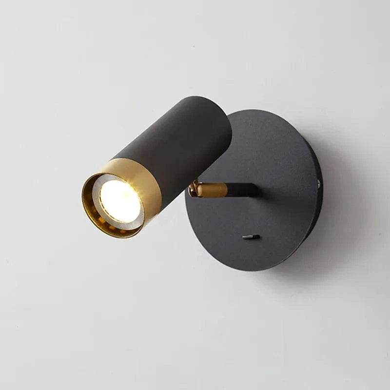 Applique murale LED Rotative Moderne - Éclairage Intérieur Réglable | Marco Lucetti Noir / Lumière blanche