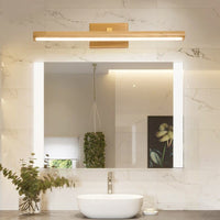 Applique murale LED scandinave en bois rectangulaire Andoitza. | Marco Lucetti