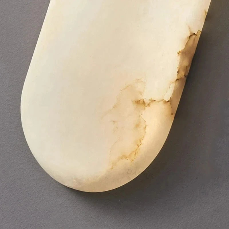 Applique murale LED Semi-cylindre 18W en Imitation Marbre - Éclairage Décoratif pour Chambre, Salon et Salle de Bain | Marco Lucetti