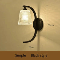 Applique murale LED simples nordiques - Collection Élegant Glow | Marco Lucetti Modèle A1