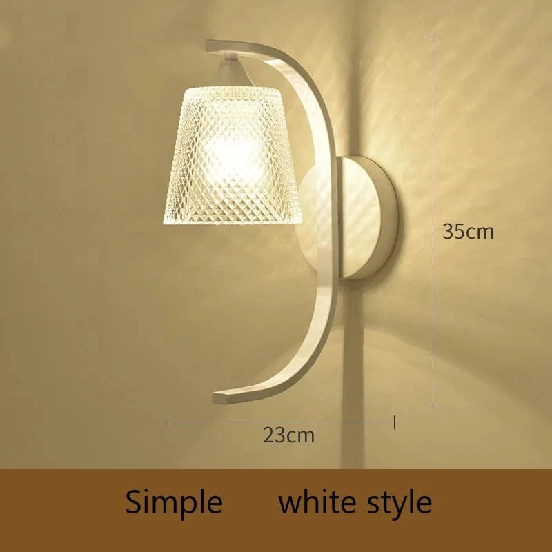 Applique murale LED simples nordiques - Collection Élegant Glow | Marco Lucetti Modèle A2