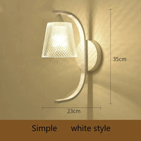 Applique murale LED simples nordiques - Collection Élegant Glow | Marco Lucetti Modèle A2