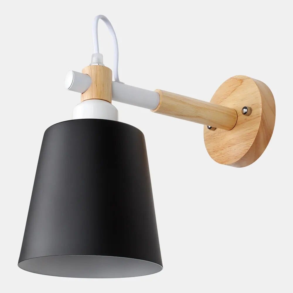 Applique murale LED - Simplicité et Créativité | Marco Lucetti Noir sans ampoule