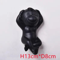 Applique murale LED singe avec variateur - Éclairage intérieur | Marco Lucetti Branchez Black, écoutez