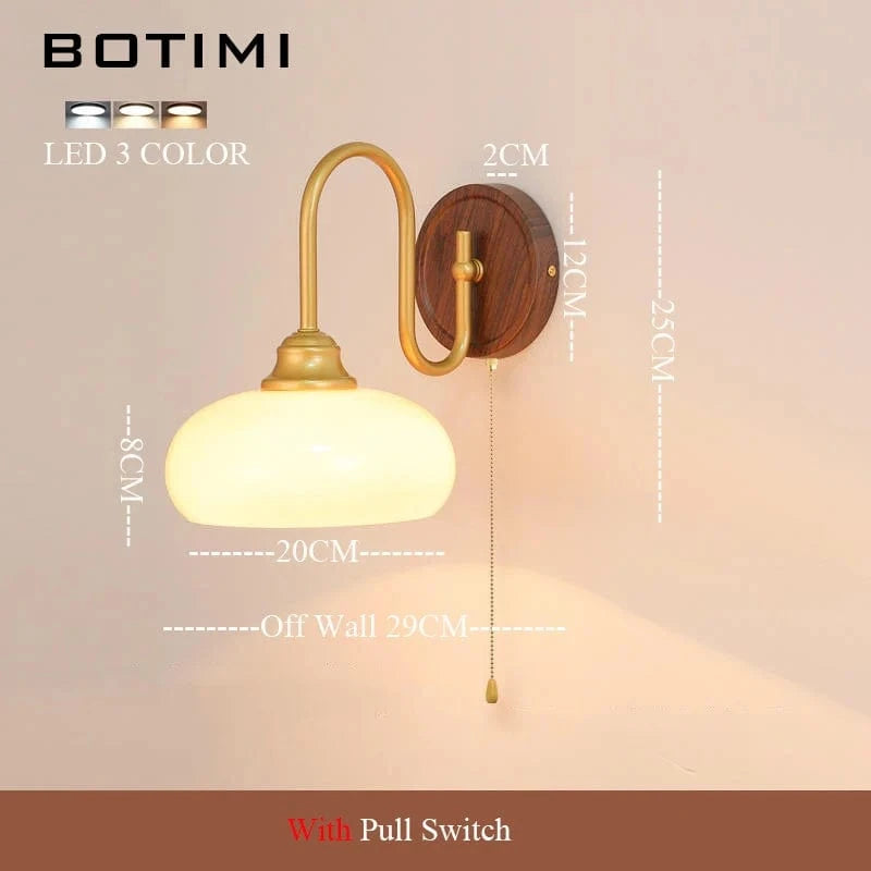 Applique Murale LED Smart Switch | Marco Lucetti Avec interrupteur à tirette