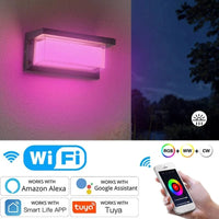 Applique murale LED Smart Wifi RGB Tuya pour extérieur Villa | Marco Lucetti