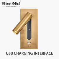 Applique murale LED SmartCharge pour hôtel | Marco Lucetti