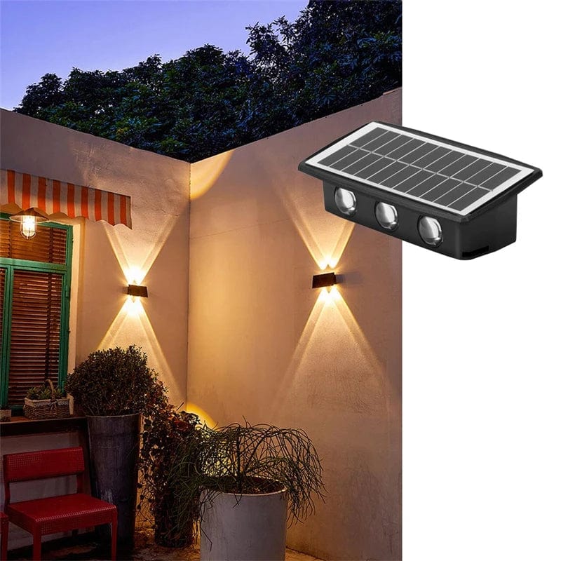 Applique Murale LED Solaire Étanche Lumineuse pour Jardin et Balcon | Marco Lucetti