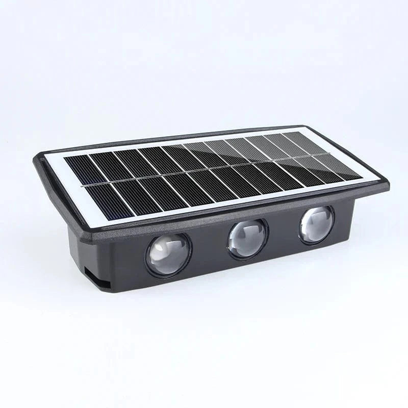 Applique Murale LED Solaire Étanche Lumineuse pour Jardin et Balcon | Marco Lucetti Blanc chaud 3 000 K. / 6W