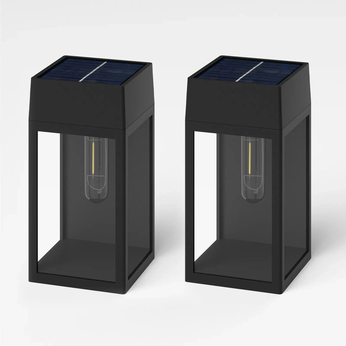 Applique murale LED solaire pour jardin extérieur - étanche et décorative | Marco Lucetti 2 pièces