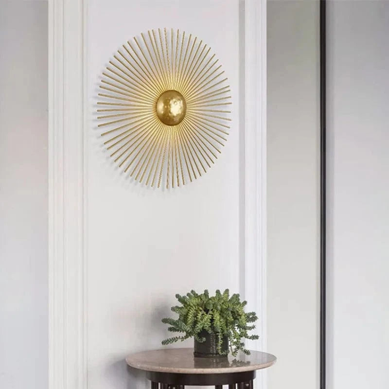 Applique murale LED Soleil Art Déco pour Hôtel de Charme | Marco Lucetti