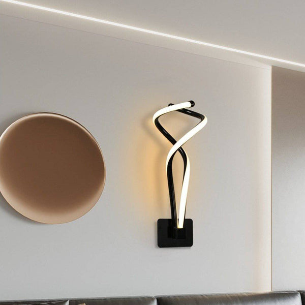 Applique murale LED spirale en aluminium - Style Moderne | Marco Lucetti