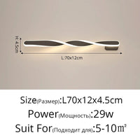 Applique murale LED Spirale Hailion : Illuminez votre intérieur avec créativité | Marco Lucetti