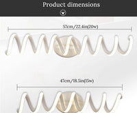 Applique murale LED Spiralight en aluminium | Marco Lucetti