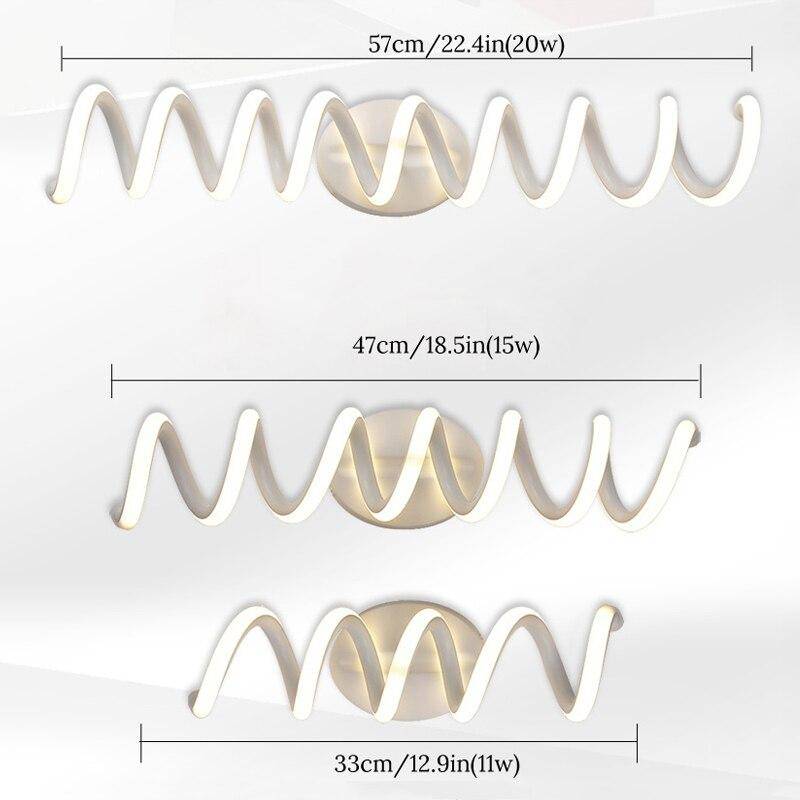 Applique murale LED Spiralight en aluminium | Marco Lucetti