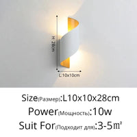 Applique Murale LED Spiralux Double-Tête Étanche pour Jardin et Balcon | Marco Lucetti B Or blanc / Blanc froid (5 500-7 000 K).