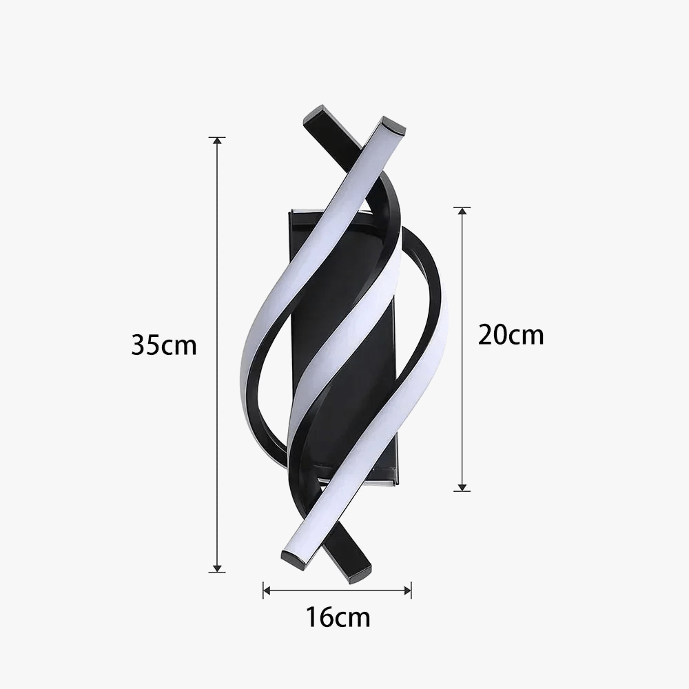 Applique murale LED Spiraluxe. | Marco Lucetti