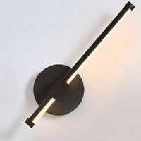 Applique murale LED Style Circulaire en Métal | Marco Lucetti A - Noir / Chaude