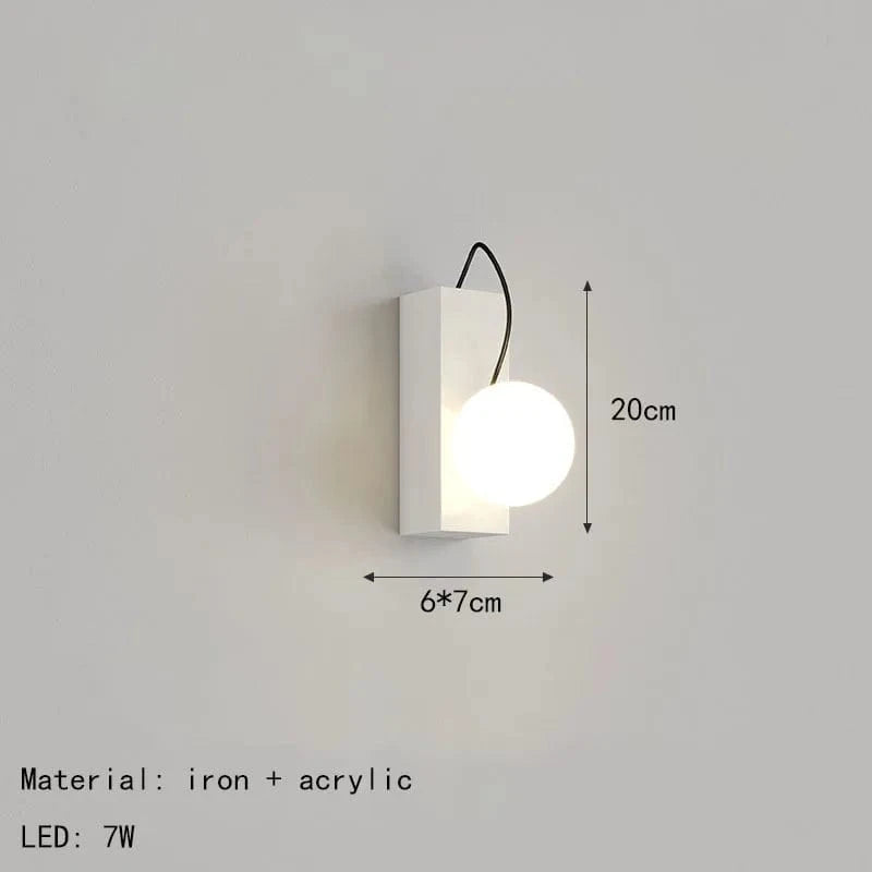 Applique murale LED Style Innovant | Marco Lucetti Blanc / 3 modifiable