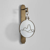 Applique murale LED style japonais en métal | Marco Lucetti