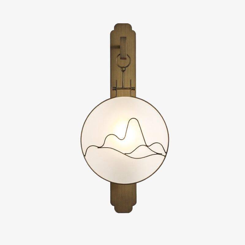 Applique murale LED style japonais en métal | Marco Lucetti