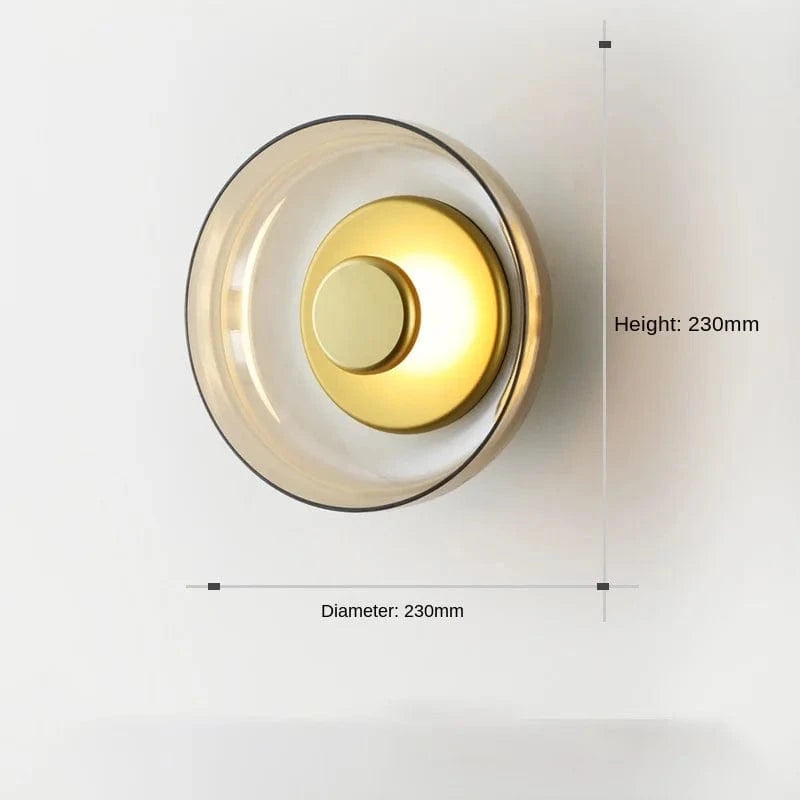 Applique murale LED style scandinave pour une décoration intérieure contemporaine | Marco Lucetti Doré