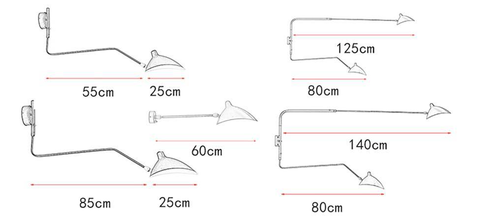 Applique murale LED Swing Retro | Marco Lucetti