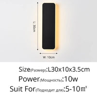 Applique murale LED tactile - Idéale pour chambre et escalier | Marco Lucetti