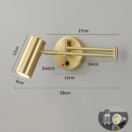 Applique murale LED Tactile Pivotante | Marco Lucetti Changer d&#39;or / Lumière chaude