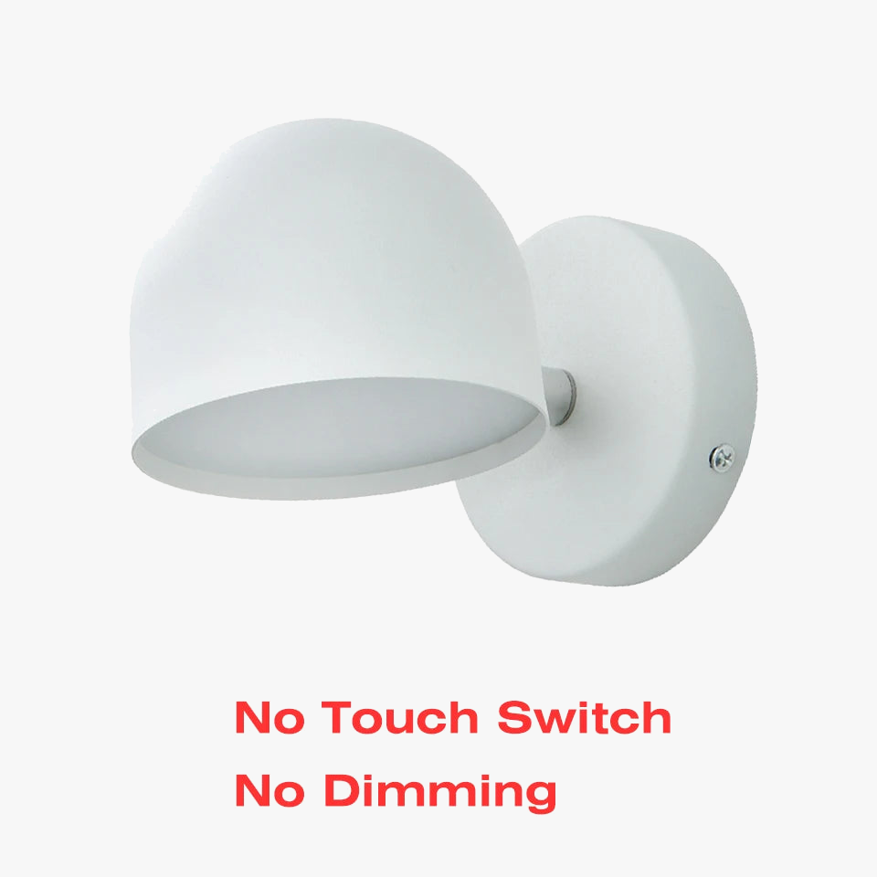 Applique murale LED Smart Touch, rotation à 350°, variateur et prise