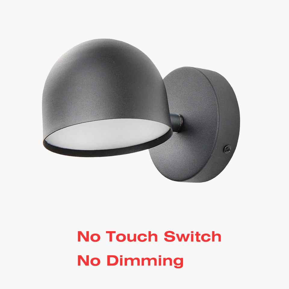 Applique murale LED Smart Touch, rotation à 350°, variateur et prise
