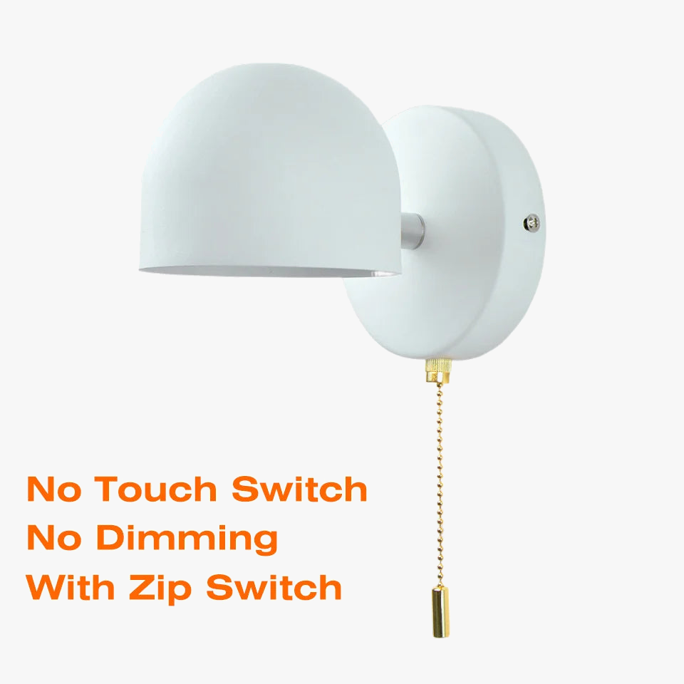 Applique murale LED Smart Touch, rotation à 350°, variateur et prise