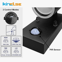 Applique murale LED étanche avec capteur de mouvement pour extérieur - LuminoMotion