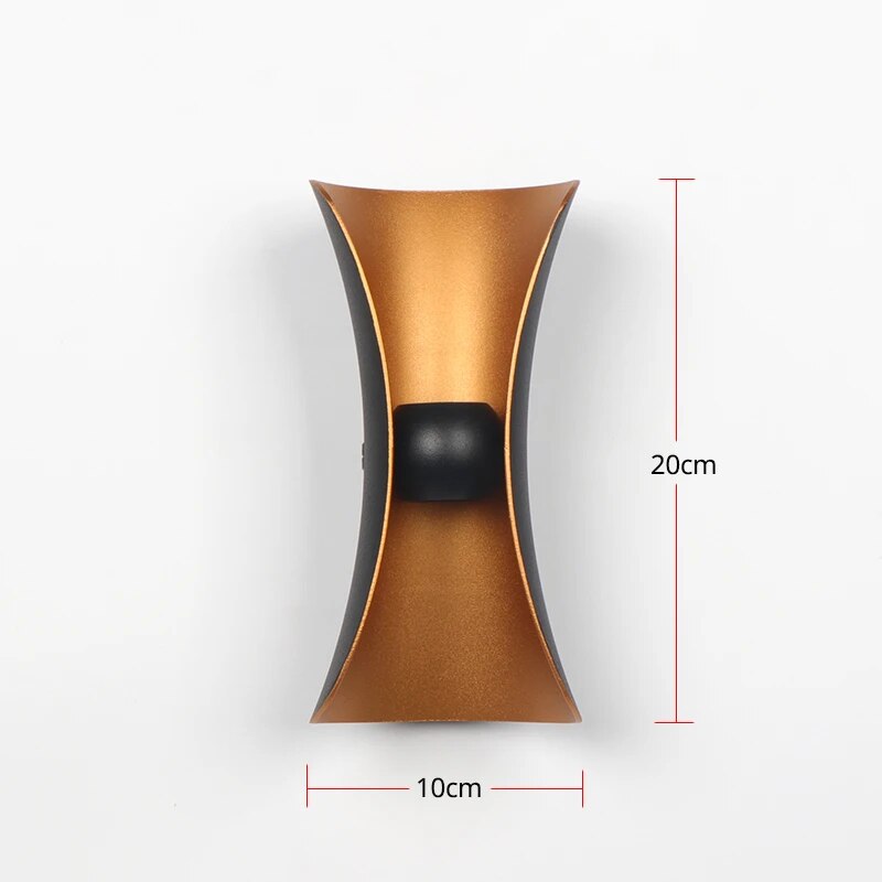 Applique murale LED étanche pour intérieur et extérieur