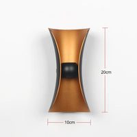 Applique murale LED étanche pour intérieur et extérieur