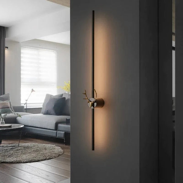 Applique Murale LED Tête de Cerf - Décoration Atmosphère Minimaliste | Marco Lucetti