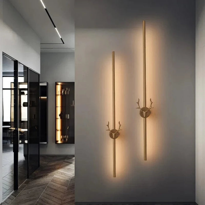 Applique Murale LED Tête de Cerf - Décoration Atmosphère Minimaliste | Marco Lucetti