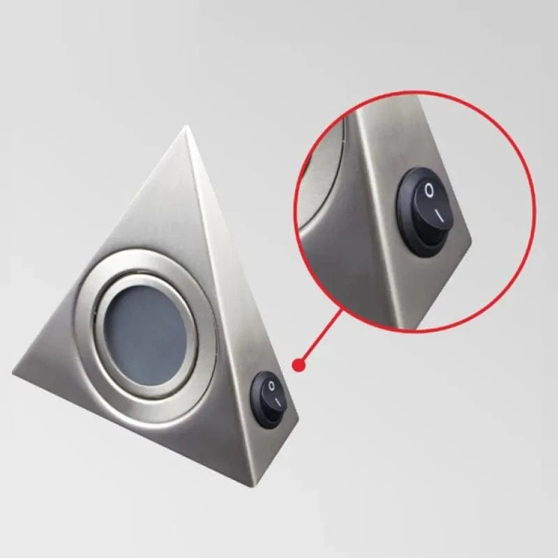 Applique murale LED Triangle en acier inoxydable | Marco Lucetti