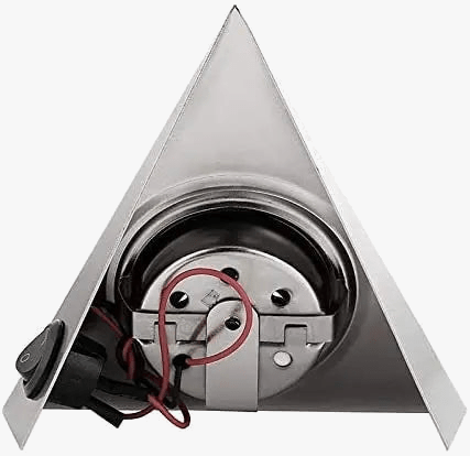 Applique murale LED Triangle en acier inoxydable | Marco Lucetti