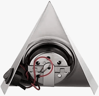 Applique murale LED Triangle en acier inoxydable | Marco Lucetti