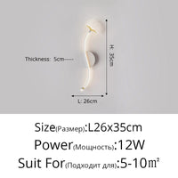 Applique Murale LED Tricolore Ginkgo : Protection des Yeux et Design Élégant | Marco Lucetti