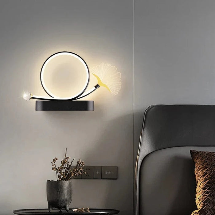 Applique Murale LED Tricolore Ginkgo : Protection des Yeux et Design Élégant | Marco Lucetti