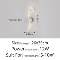 Applique Murale LED Tricolore Ginkgo : Protection des Yeux et Design Élégant