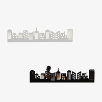 Applique murale LED urbaine scandinave, noir ou blanc | Marco Lucetti