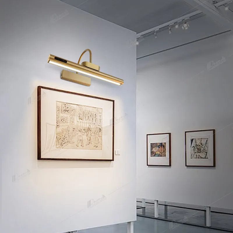 Applique murale LED USB Dorée au design moderne | Marco Lucetti