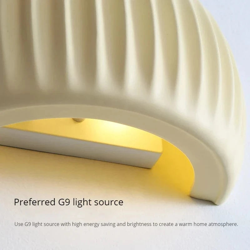 Applique murale LED Vent Crème - Éclairage Intérieur | Marco Lucetti