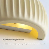 Applique murale LED Vent Crème - Éclairage Intérieur | Marco Lucetti