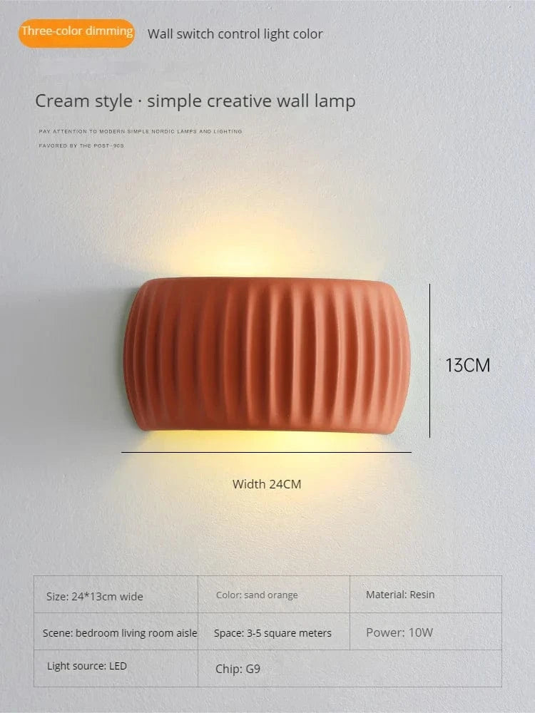 Applique murale LED Vent Crème - Éclairage Intérieur | Marco Lucetti B / Blanc froid (6000K)