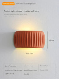 Applique murale LED Vent Crème - Éclairage Intérieur | Marco Lucetti B / Blanc froid (6000K)